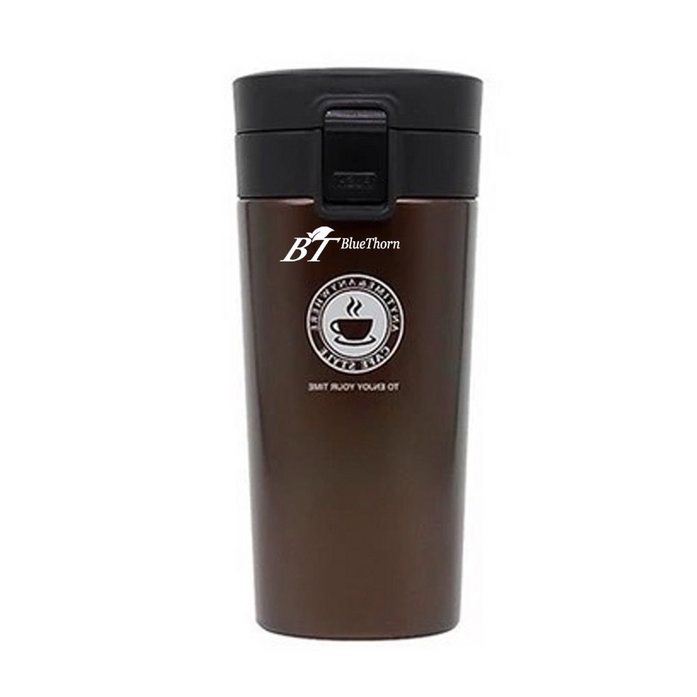 380ML Leak Proof Travel Coffee Mug Thermos Mugs Walnut Brown Shop
