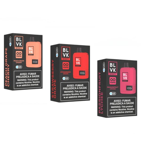 BLVK Infinity MMF 100k Puffs Disposable Vape - Variety Combo (Pack of 5)