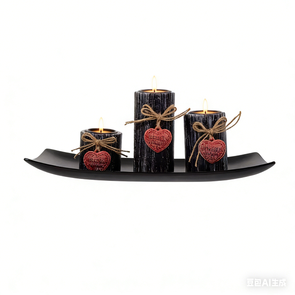 Love Candle Stand - Antique-style Home Decor for Living Room