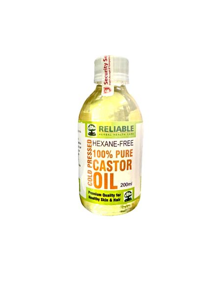 Reliable Castor Oil - Organic Cold Pressed - 200 ml