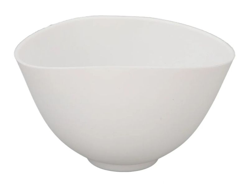 Silicone Mask Bowl White - For Face Masks Or Hair Masks - Easy Cleaning
