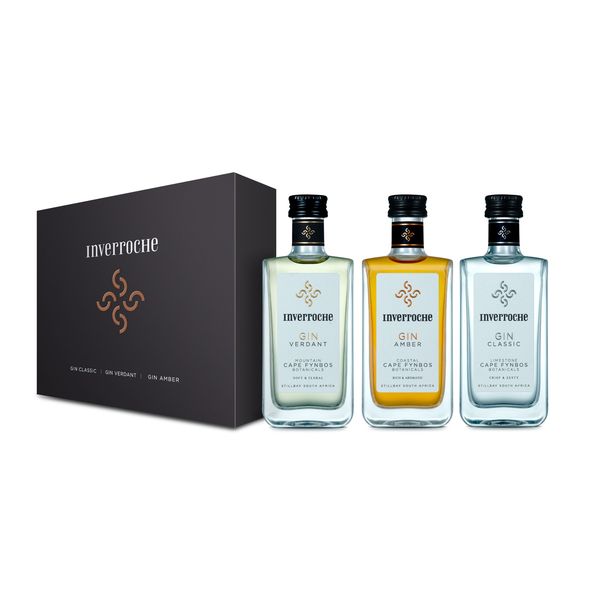 Inverroche Miniature Gin Gift Set 3x50ml