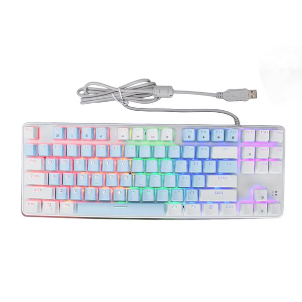 87-Key RGB Keyboard (Blue/White)