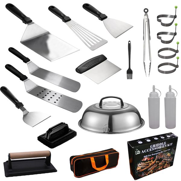LMA 18 Piece Braai Master Griddle Accessories Kit &amp; Zipper Bag