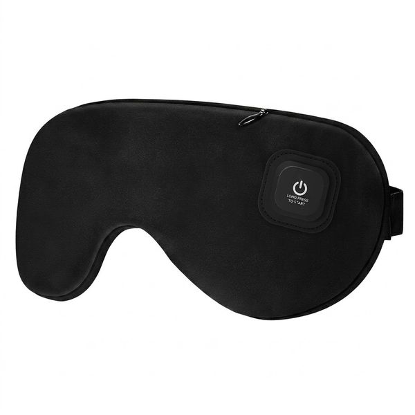 Rechargeable Heated Eye Mask Cordless Hot Cold Compress with Silk
