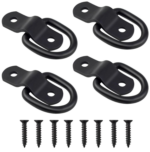 4 Pack Truck And Trailer Bed Cargo Tie Down Anchor With Removable Bolt