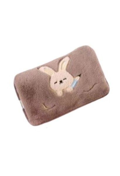 Rechargeable Electric Heating Cartoon Design Plush Hot Water Bottle