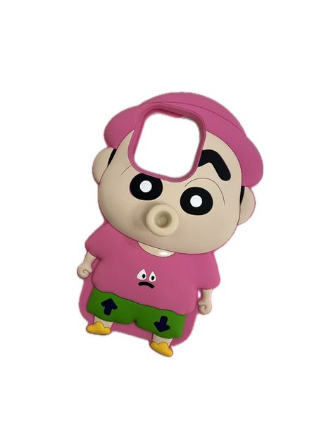 Cartoon pouting 3D phone case compatible with iPhone/13/14/15/Pro/Pro Max