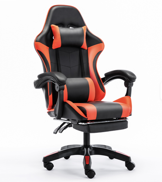 Luxury Professional Ergonomic Reclining Gaming Chair with Footrest