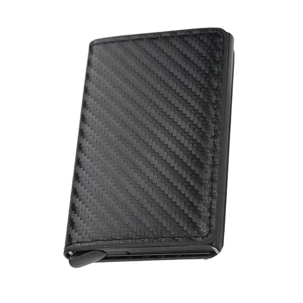 Rfid Blocking Protection Men Id Credit Card Holder Wallet Leather