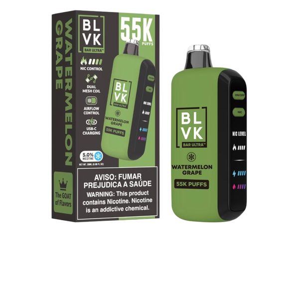BLVK Ultra 55k Disposable Vape - Watermelon Grape