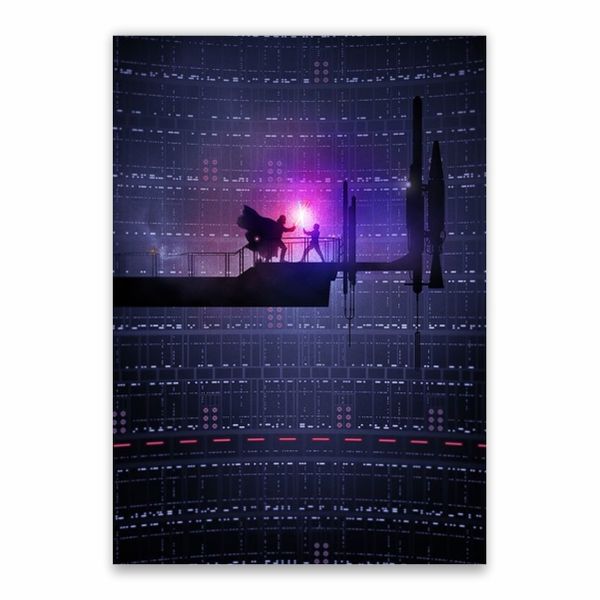 Star Wars Battle Scene Poster - A1