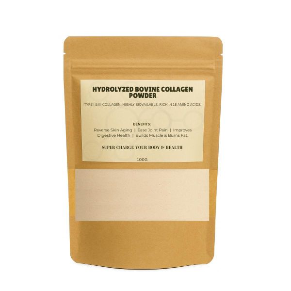 Hydrolyzed Bovine Collagen Powder - 100g