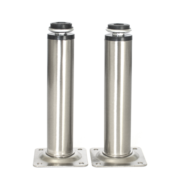 Project Solutions Cabinet Leg 150 X 30 Stainless Steel 2Pack