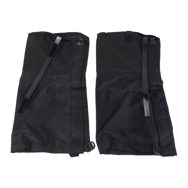 1 Pair Black L Waterproof Leg Gaiters
