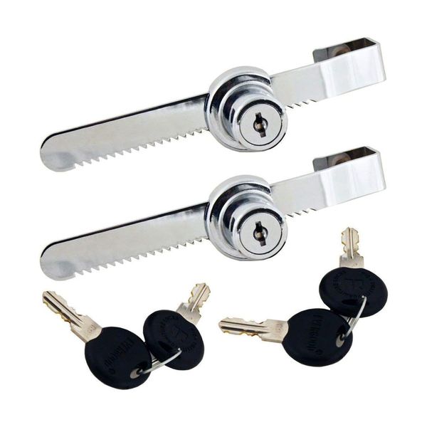 Glass Door Lock -for Bookcases Cabinets Collection Cabinets 2pcs