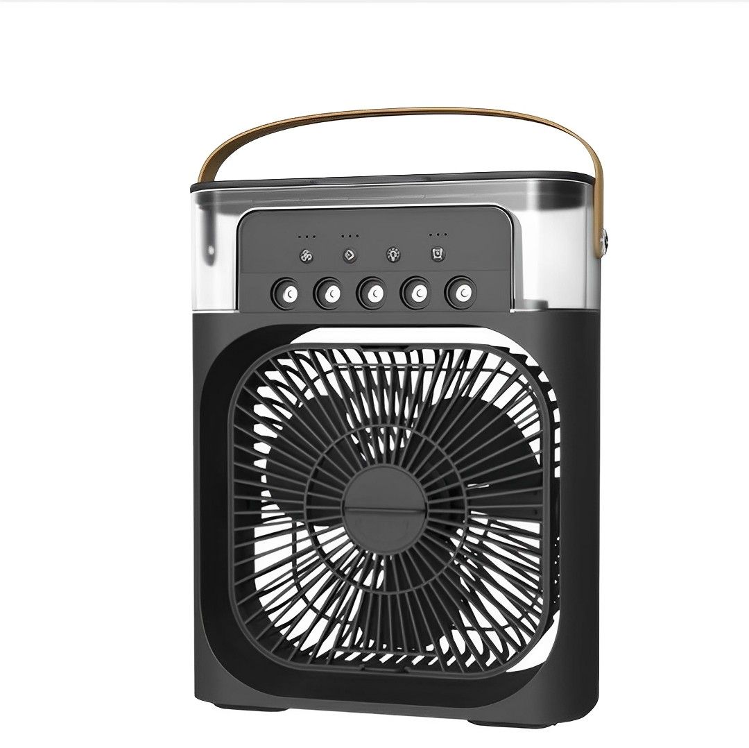 Portable Air Cooler Fan With Humidifies With RGB Led light