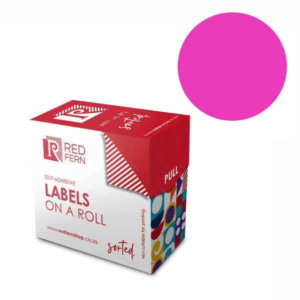 Redfern C25 Colour Code Labels - Pink 5's