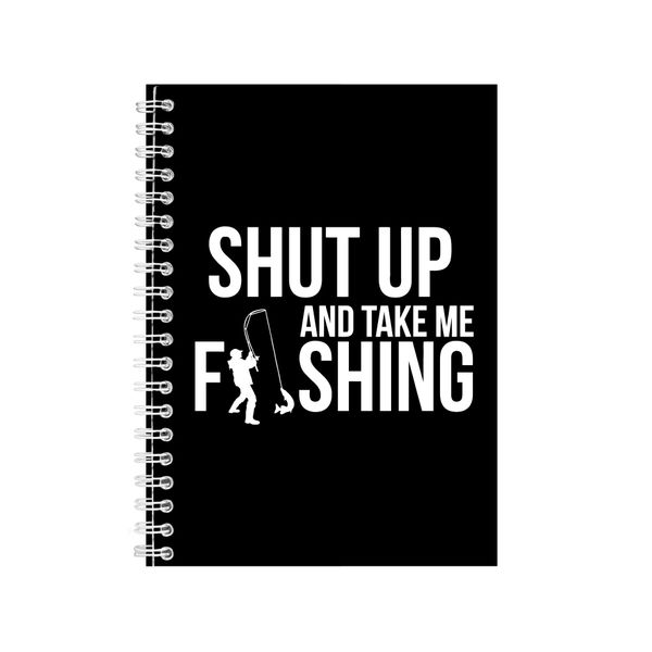 Fishing 2 Notebook Gift Idea Writing Book Notepad Pad 64