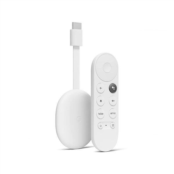 Google - Chromecast with Google TV HD - Snow (Parallel Import)