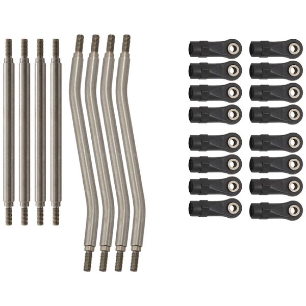 Metal Suspension Link Rod Linkage Steering Pull Rod For Axial Capra