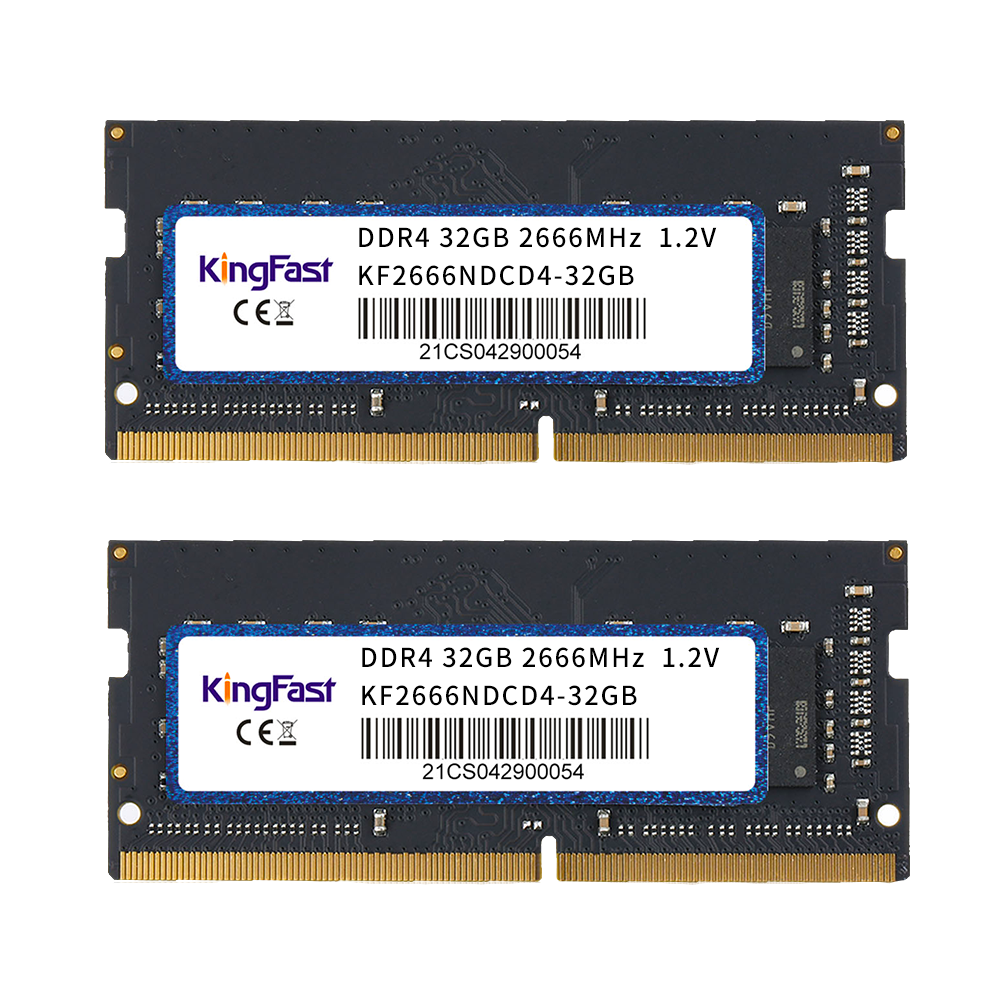 Kingfast 64GB DDR4 2666MHz SO-DIMM Laptop RAM Combo (2 x 32GB DDR4