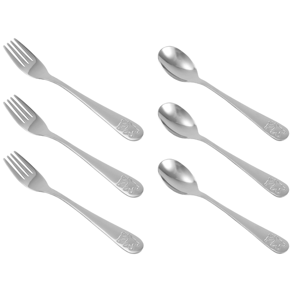 Stainless Steel Child Safety Cutlery Bear Children Spoon