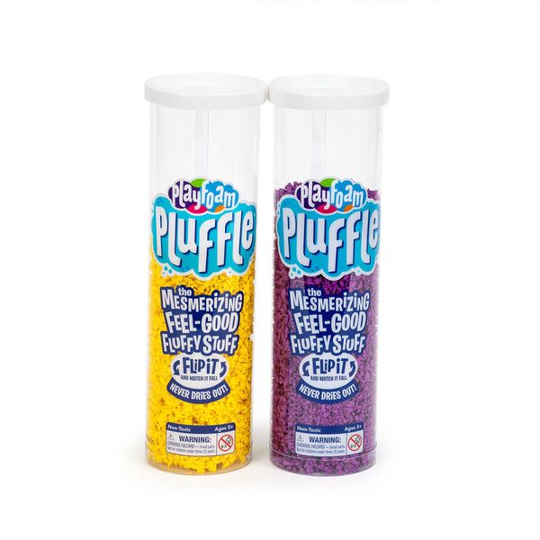 Educational Insights Playfoam Pluffle 2 Pack - Purple &amp; Yellow