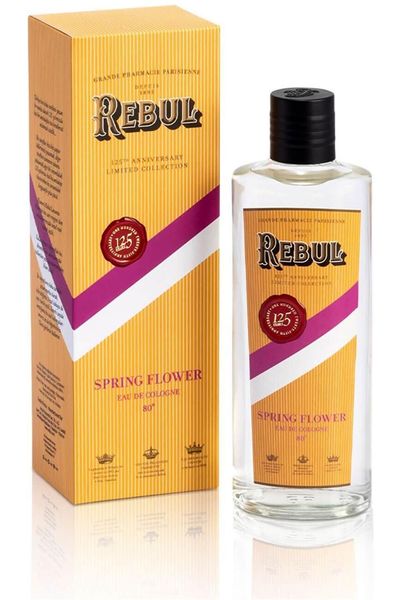 Rebul Spring Flower Eau de Cologne Glass Bottle - 270ml