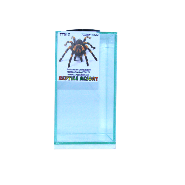 Reptile Resort TT01G Glass Spider Enclosure 70x70x120mm