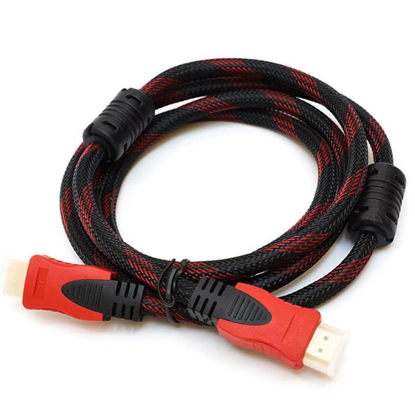 HDMI Braided Cable 5m-Black And Red