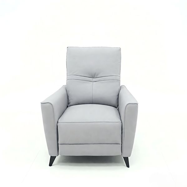 Leman Beige Manual Recliner Sofa., Adjustable Cushioned Sofa..