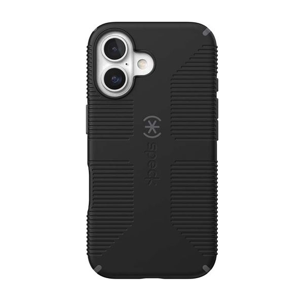 Speck Apple iPhone 16 CandyShell Grip MagSafe Case - Black