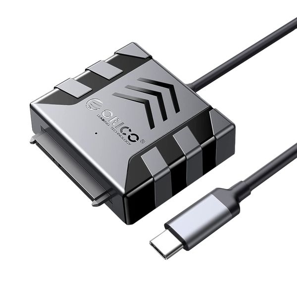 Orico 2.5"/3.5" SATA HDD/Optical USB Type-C Adapter - Black