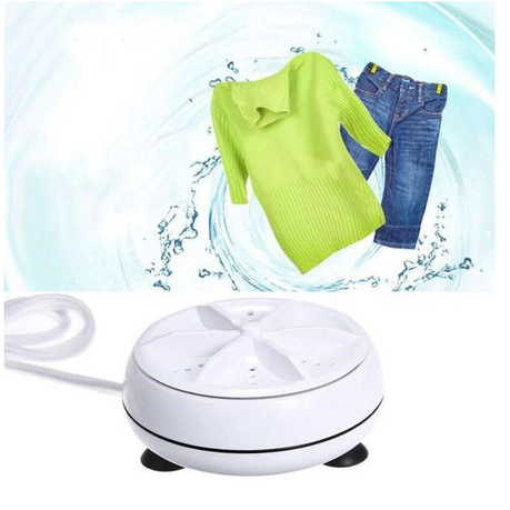 2 in 1 Portable Mini Washing Machine Ultrasonic Turbine Clothes Mini Washer, Shop Today. Get it Tomorrow!