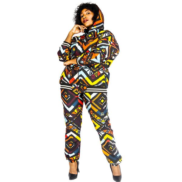 Mix-Print Branded Tracksuit