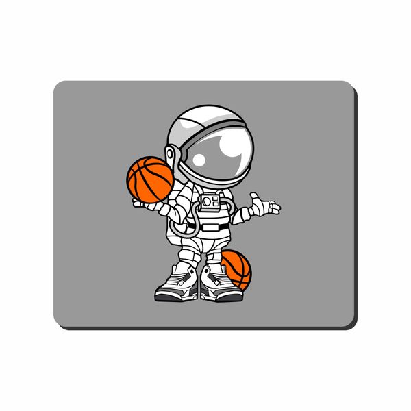 Mouse Pad - Astronaut Basketball Player
