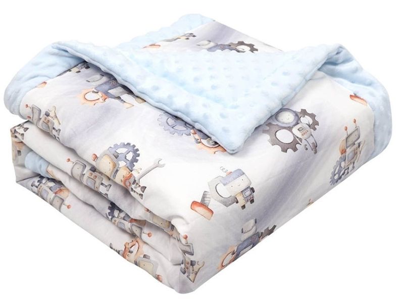 Minky Fleece Dotted Dudu Blanket