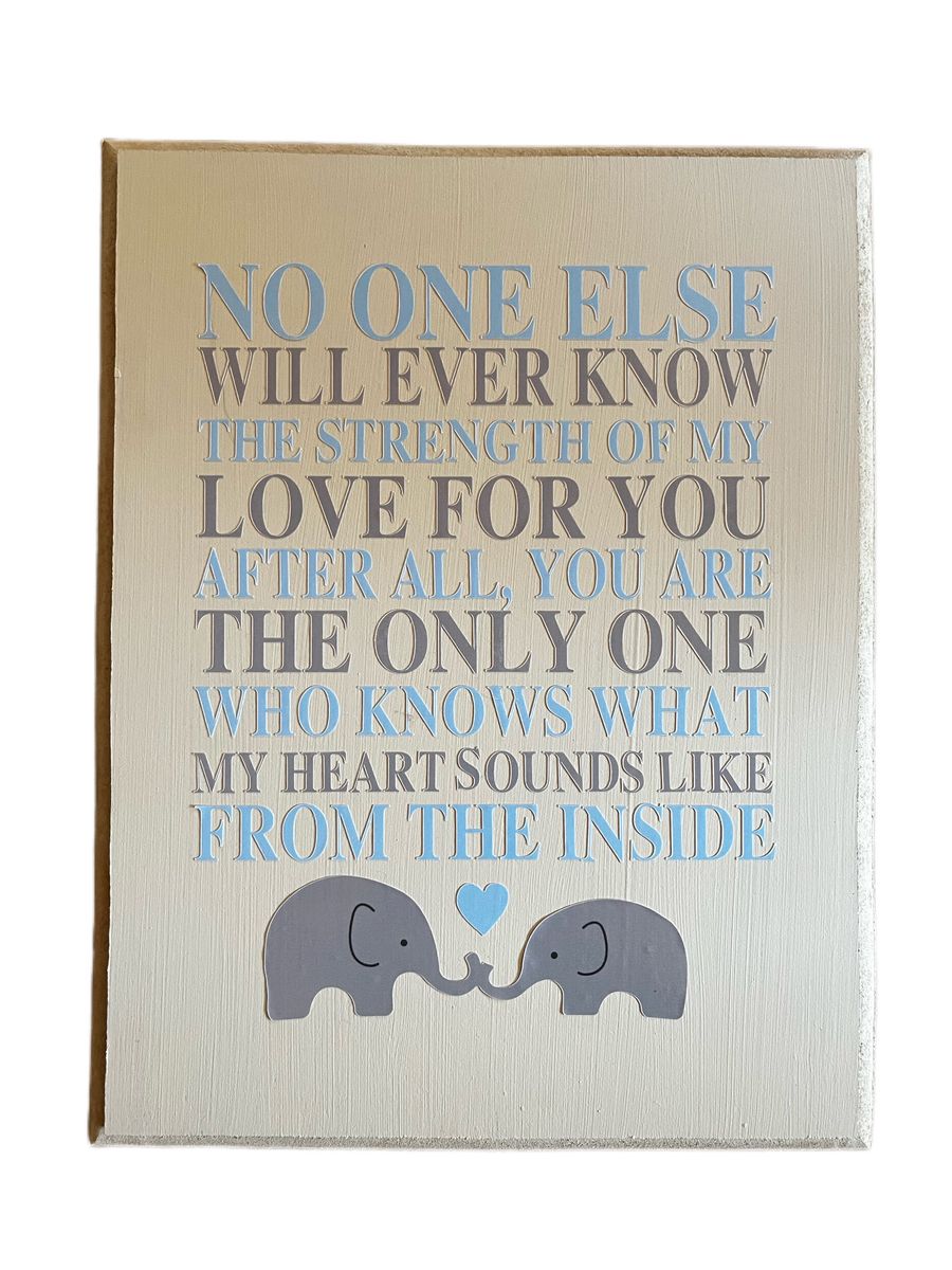 Elephant Ellie Theme Wall Decor for Baby Boy Nursery Room Shop Today