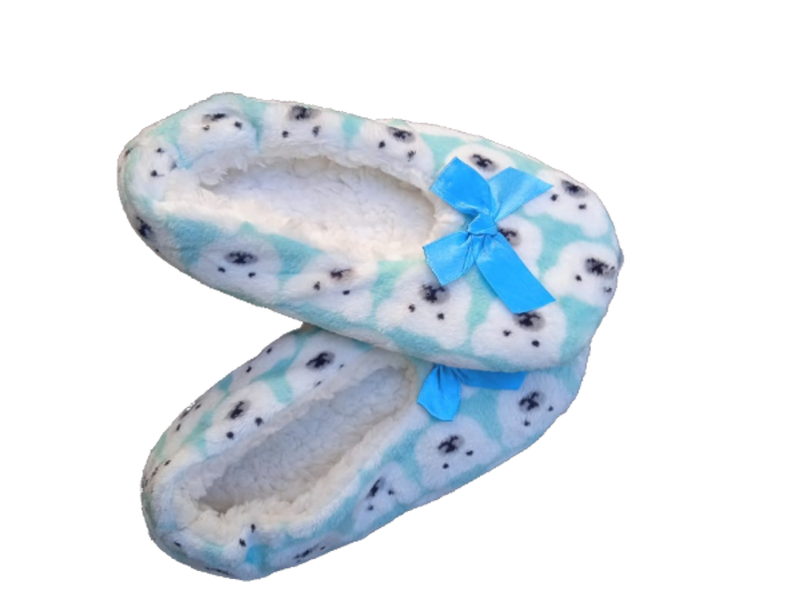 Women Winter Soft Plush Cotton-Padded Shoes - Green- US 6