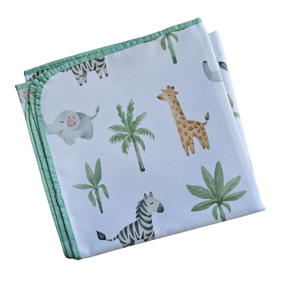 Anti-Slip Waterproof Foldable Play Mat - Safari