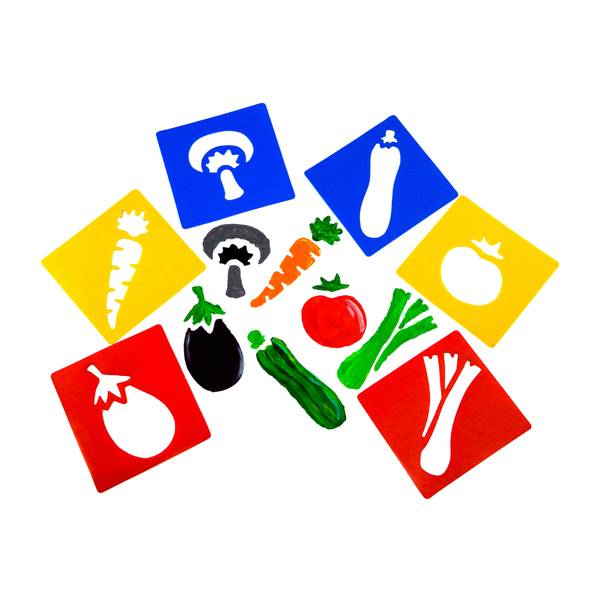 Anthony Peters - Vegetable Stencils - 6pcs