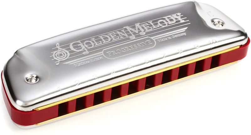Hohner Golden Melody Harmonica - Key of C Version 2