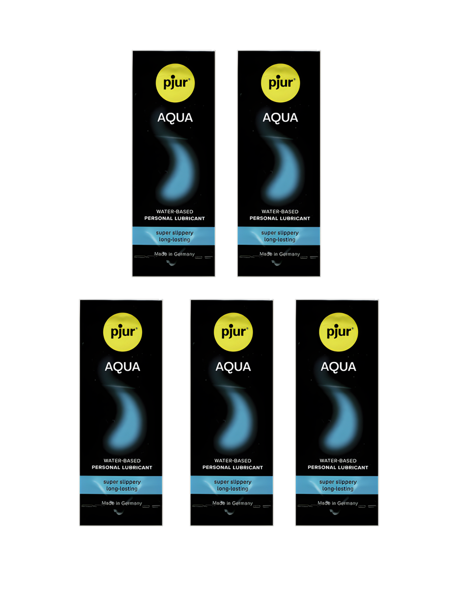 Pjur Aqua Water-Based Personal Lubricant Sachets (5 x 2ml) - Long