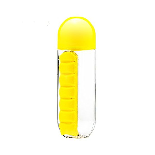 Water Bottle Pill and Vitamin Organizer