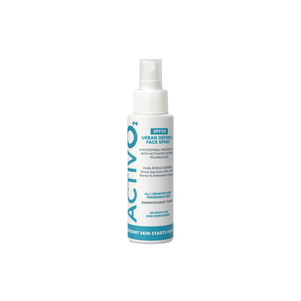 Activ O2 Urban Defence SPF50 Broad Spectrum Spray