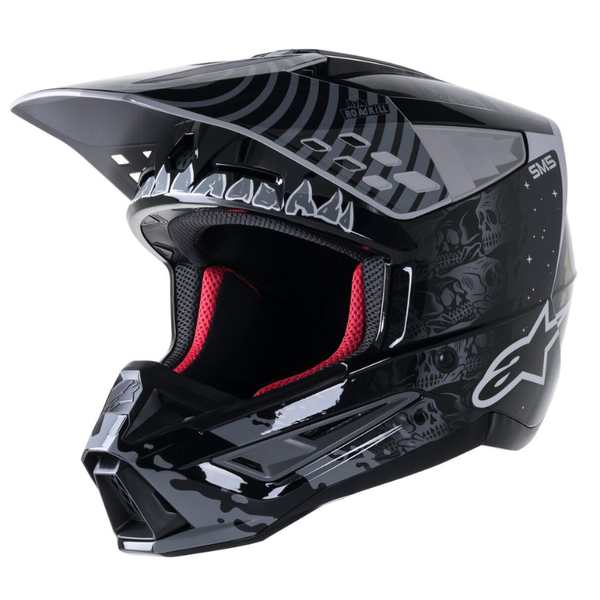 Alpinestars - S-M5 Solar Flare Helmet - Black/Grey/Gold