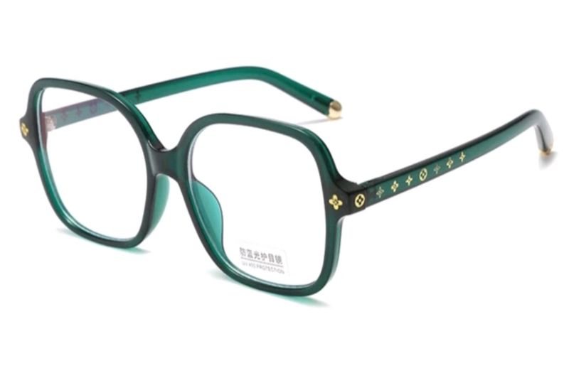 Women's Fashion New Square Photochromic Blue Light Glasses