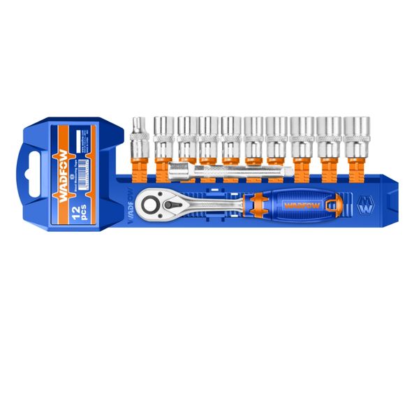 Wadfow - Socket Set 1/4" - 12 Pieces