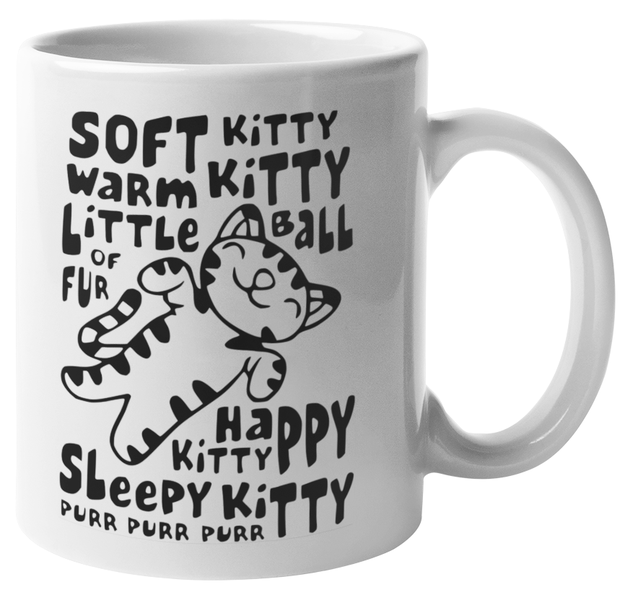 Soft Kitty Coffee Mug - Birthday or Christmas gift